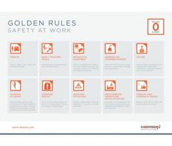 Social Responsibility - Safety golden rules illustration
